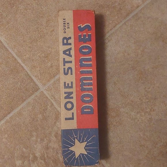 Vintage Lone Star Dominoes - Picture 1 of 7